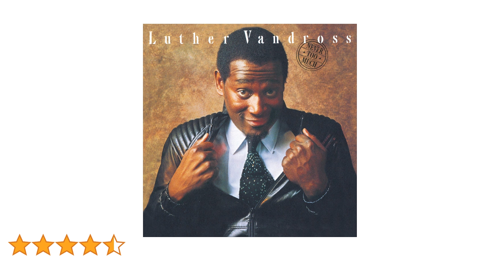 ルーサー・ヴァンドロス　　Never Too Much　リミックス集CD ルーサー・ヴァンドロス Never Too Much リミックス集CD